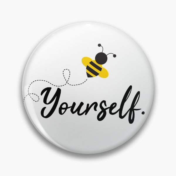 Item preview, Be Yourself - Bee Yourself - Positive quote designed and sold by Curly-Erre.