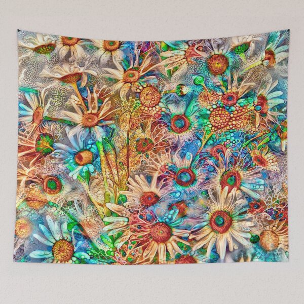 Item preview, Floral abstraction designed and sold by blackhalt.