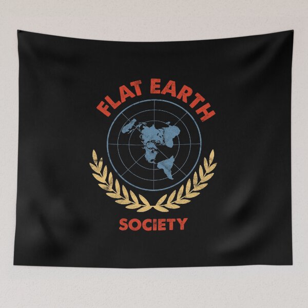 Item preview, Flat Earth Conspiracy Theory Society Earther Truth Vintage design designed and sold by A-Fashion.