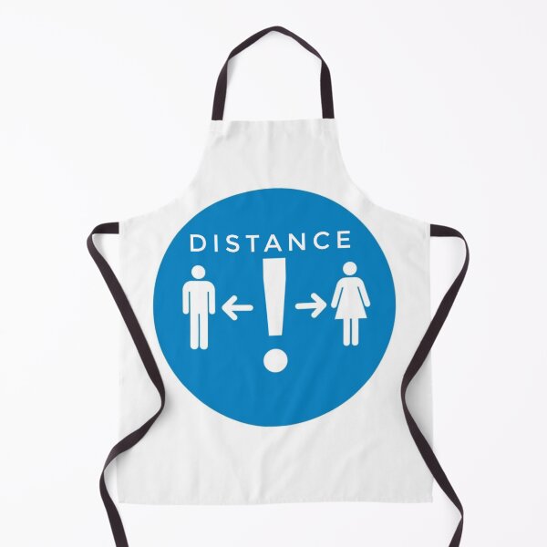 Item preview, Distance Shopping Face Mask/ Face Covering for Coronavirus Pandemic by Jenny Meehan designed and sold by Jenny Meehan Art Prints and Patterns .