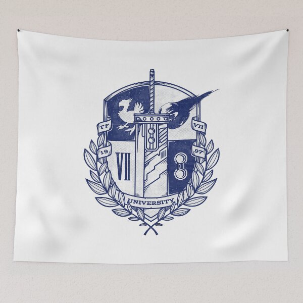 Item preview, Final Fantasy VII University designed and sold by AlundrART.