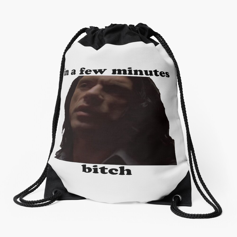 In a few minutes The Room Drawstring Bag