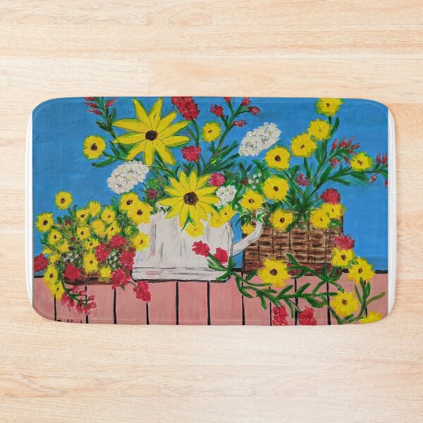 Item preview, Basket of Sunflowers designed and sold by amyredfordart.