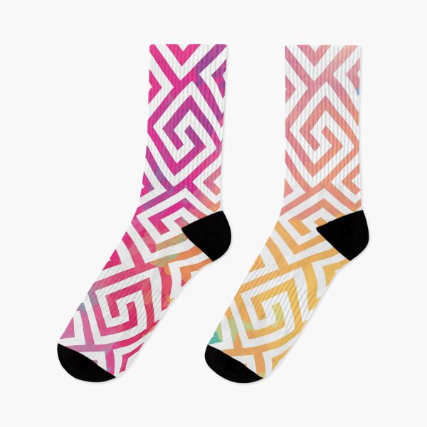 Item preview, Colorful Maze | Pattern | Aesthetic designed and sold by Minimalwiz.