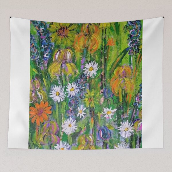 Artikelvorschau, Feld voller Blumen entworfen und verkauft von amyredfordart.