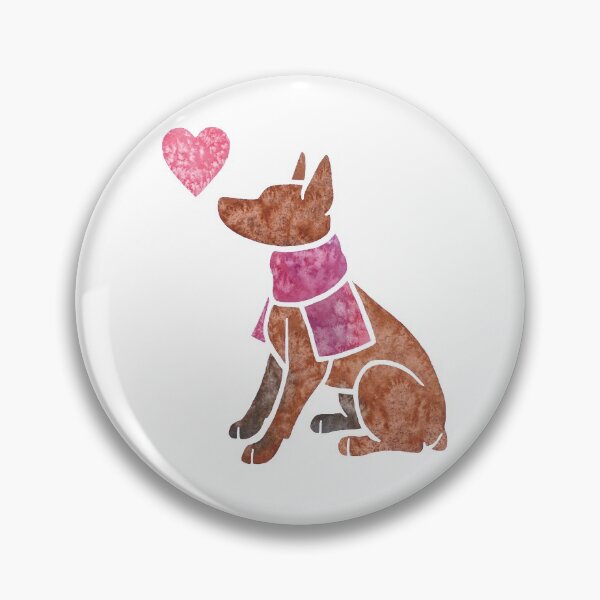 Item preview, Watercolour Miniature Pinscher (docked) designed and sold by animalartbyjess.