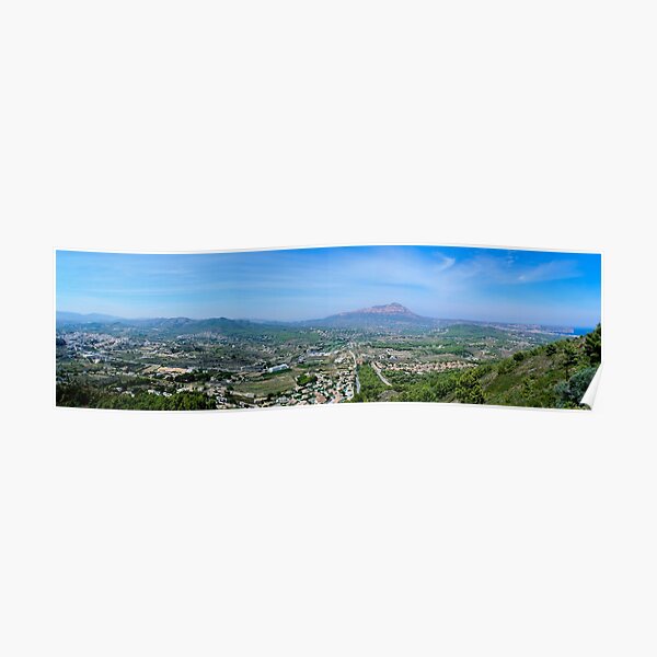 Montgo Mountain, Javea/Xabia Spanish Vista Poster