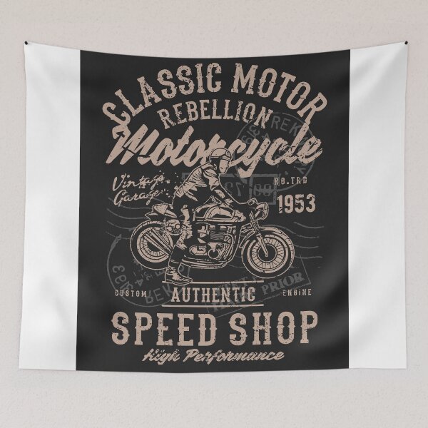 Aperçu de l'œuvre AUTHENTIQUE MOTO CLASSIQUE créée et vendue par PoshStore.