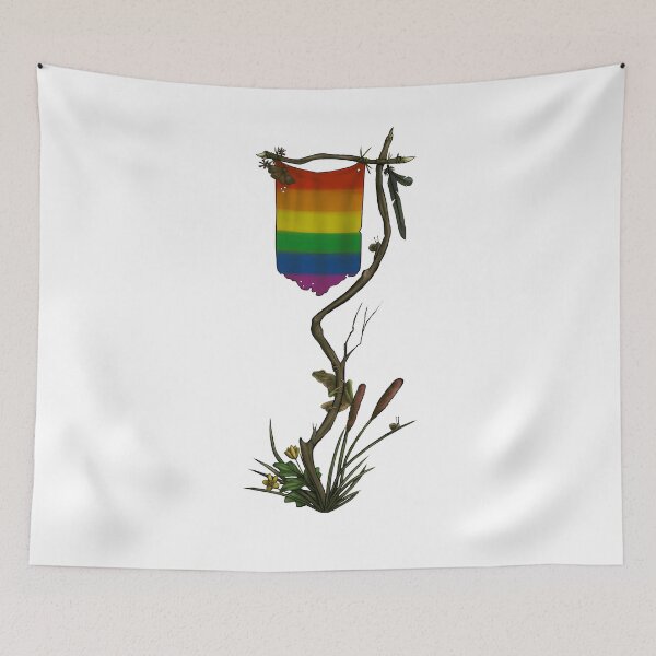 Item preview, Swamp Aesthetic Gay Pride Flag designed and sold by Phen-akism.