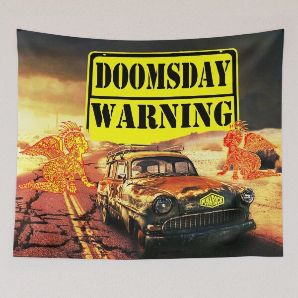 Item preview, Doomsday; Warning; designed and sold by StickerApe.