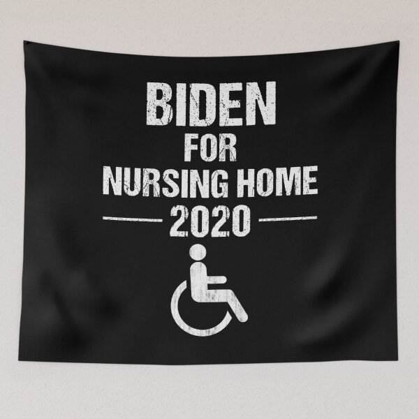 Item preview, Biden For Nursing Home 2020 Vintage Design Funny Anti Joe Biden Retro designed and sold by naworas.