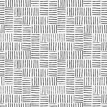 Artwork thumbnail, String Herringbone - Black on white by crumpsticks