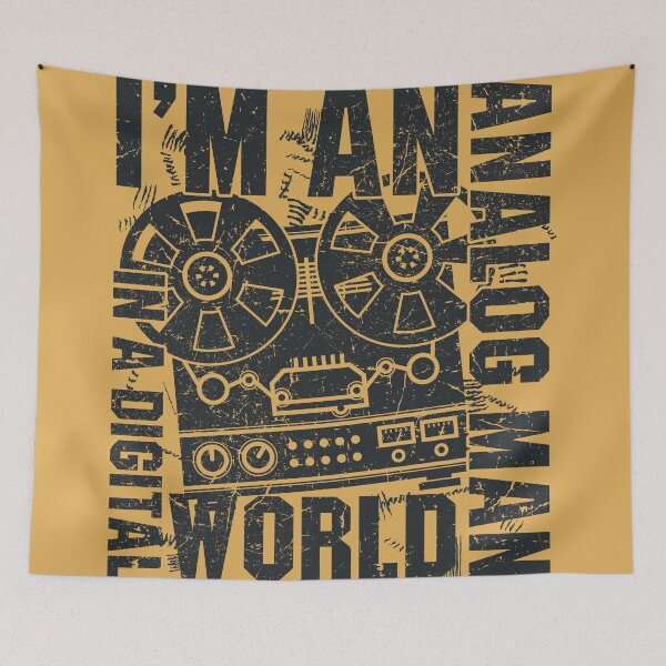 Item preview, Analog Man In Digital World designed and sold by studio838.