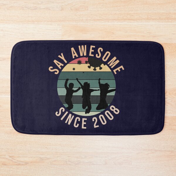 Item preview, 12th Birthday Gift Say Awesome Since 2008 Funny quarantine  designed and sold by Designhub1000.