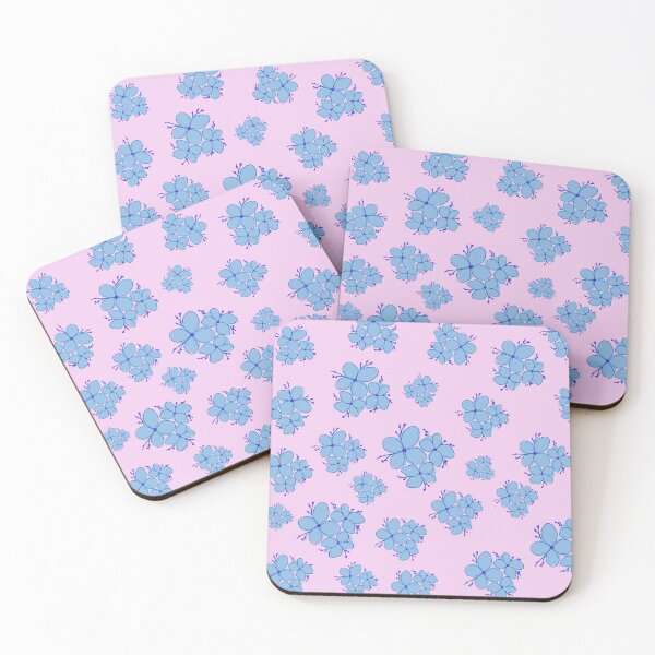 Item preview, Blue flowers  designed and sold by dolezzadesigns.