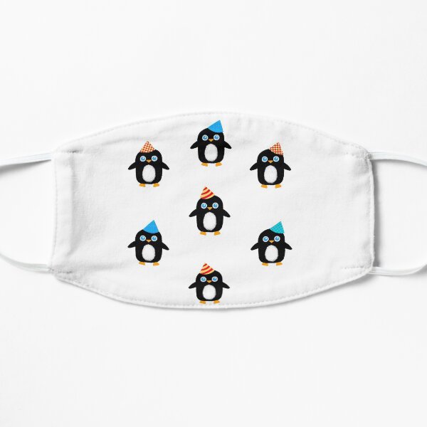 Party Penguins Flat Mask