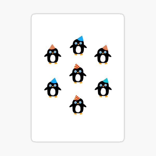 Party Penguins Sticker