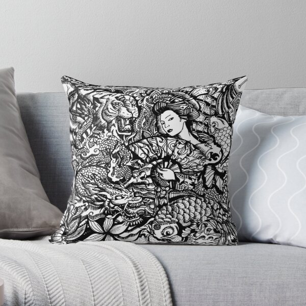 Aki Throw Pillow