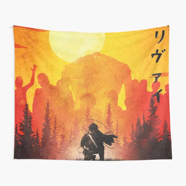attack on titan design 39 Tapestry