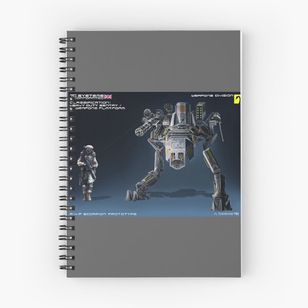 Item preview, Heavily armed Scorpion sentry mech designed and sold by tcross-design.