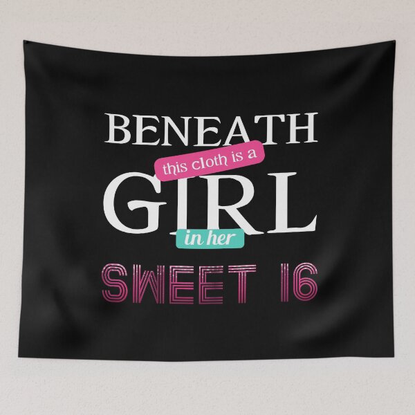 Item preview, Beneath this clothing is a girl in her sweet 16 designed and sold by thebearderhood.
