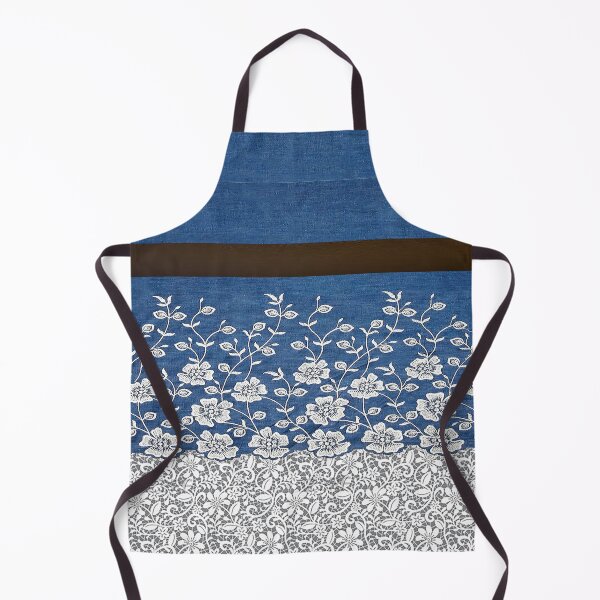 Item preview, Faux Denim and leather and lace designed and sold by The Poette.