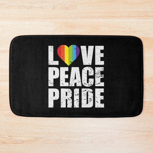 Item preview, LOVE PEACE PRIDE designed and sold by Dwarf-Monkey.