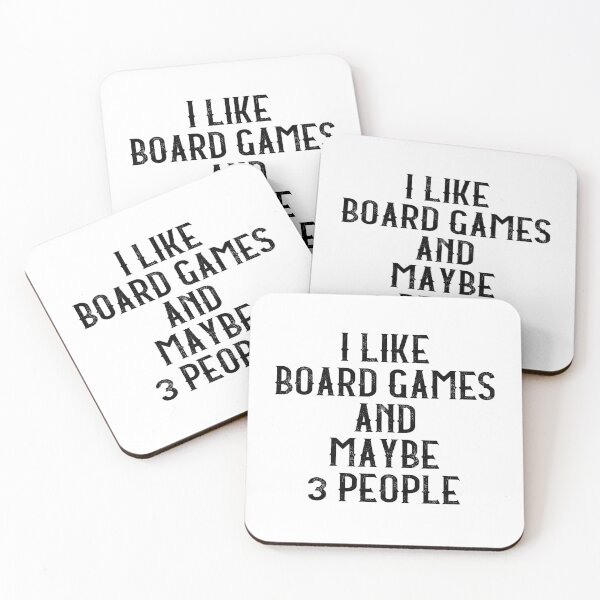 Item preview, I Like Board Games And Maybe 3 People designed and sold by teesaurus.