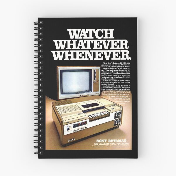 Item preview, BETAMAX VIDEO RECORDER ADVERT designed and sold by ThrowbackAds.