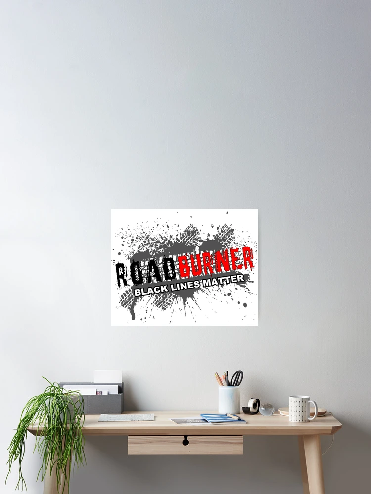 Thumbnail 2 of 3, Poster, Road Burner; Rally Art; Racing; designed and sold by StickerApe.