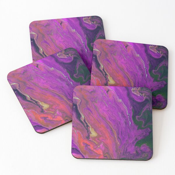 Item preview, Purple Ocean Marble art Fluid art  designed and sold by xalexiart.
