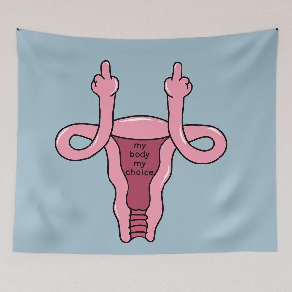 Item preview, Uterus - My body my choice designed and sold by ValentinaHramov.