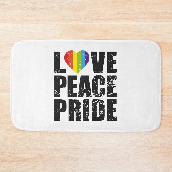 Item preview, LOVE PEACE PRIDE designed and sold by Dwarf-Monkey.