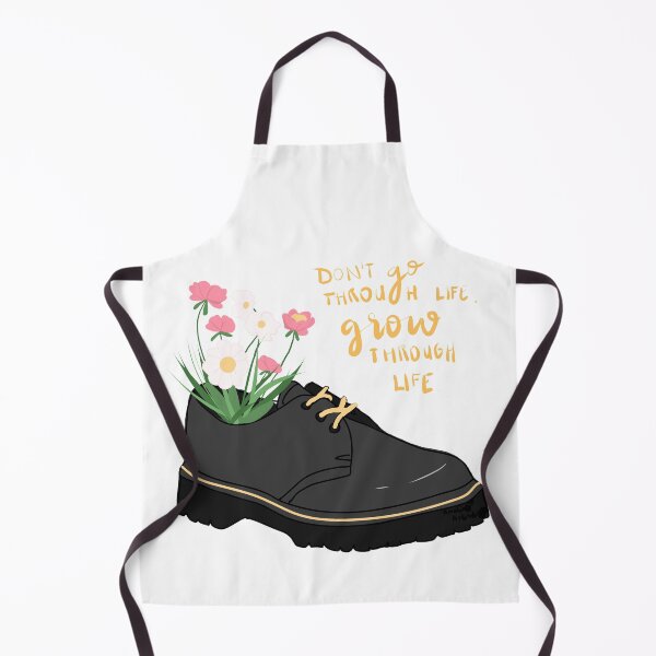 Item preview, Dr Martens with growing wildflowers inside quote designed and sold by AmeliasArtistry.
