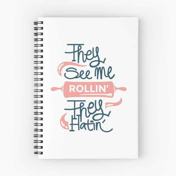 Item preview, They See Me Rollin They Hatin Funny Baking Pun designed and sold by CrystalCrush.