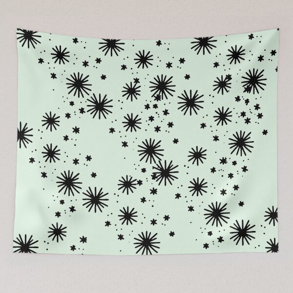 Item preview, mint snow flakes  designed and sold by lifelifestyle.