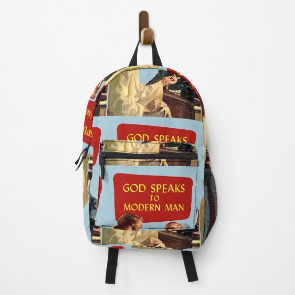 Item preview, GOD SPEAKS TO MODERN MAN designed and sold by ThrowbackAds.