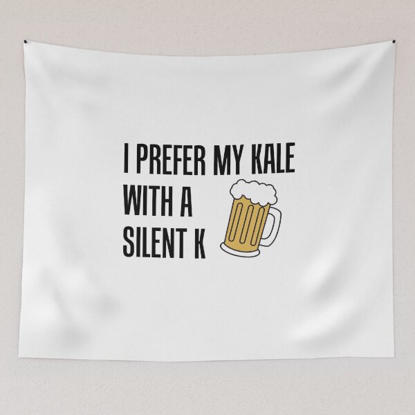 Item preview, Prefer My Kale With A Silent K designed and sold by jaycartoonist.