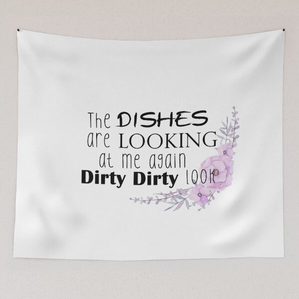 Item preview, Fun pun dirty dishes designed and sold by LaetiArts.