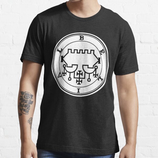 Belial Sigil Bael Lesser Key Seal Of Belial Occult Goetia T Shirt For