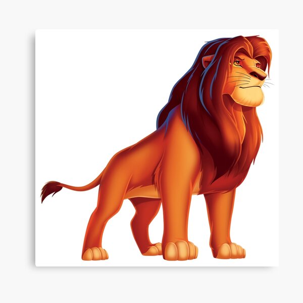 Lion King Mufasa Canvas Print For Sale By Andrijanasp Redbubble