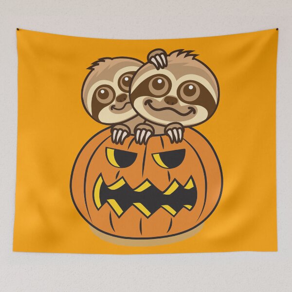 Item preview, Sloths Pumpkin designed and sold by plushism.