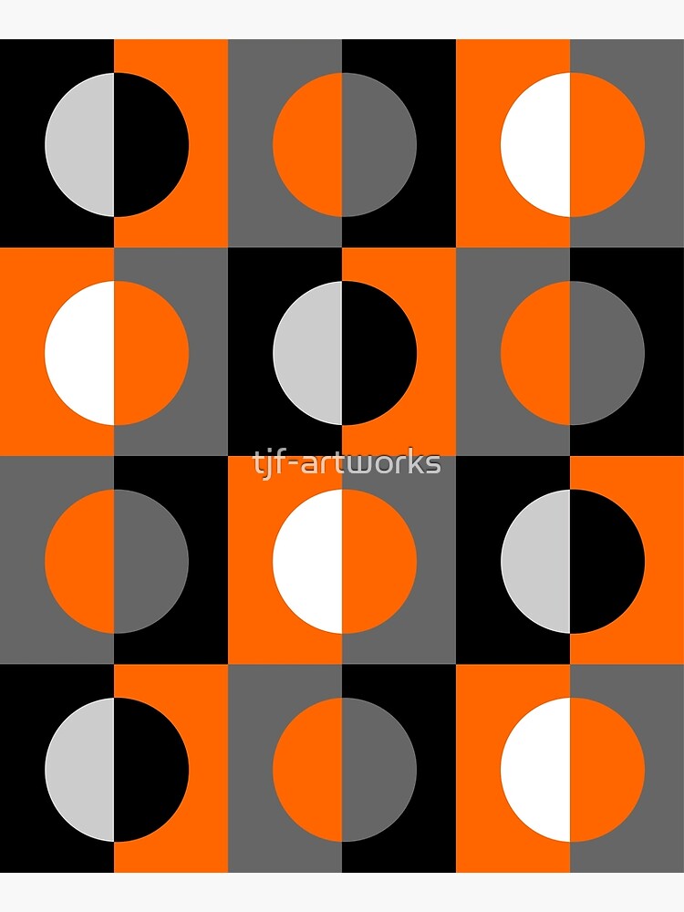 "Circles and Squares" Poster for Sale by tjfartworks Redbubble
