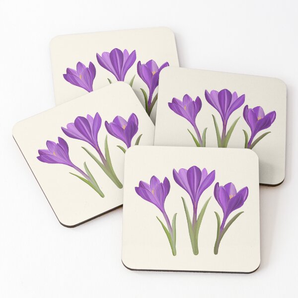 Item preview, Crocus painted flowers in spring designed and sold by EngineerGoC.