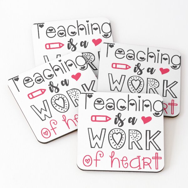 Item preview, Teaching is a work of heart designed and sold by TshirtTyou.