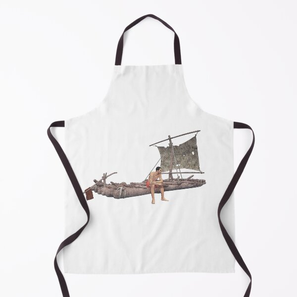 Item preview, Man on a raft in the open sea designed and sold by MIRO3D.