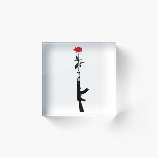 AK 47 Acrylic Block