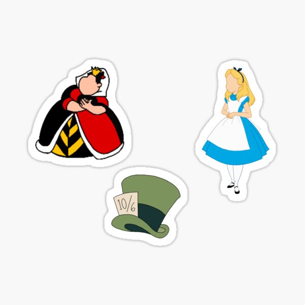 Item preview, Alice is Wonderland sticker pack designed and sold by Ashlyn79.