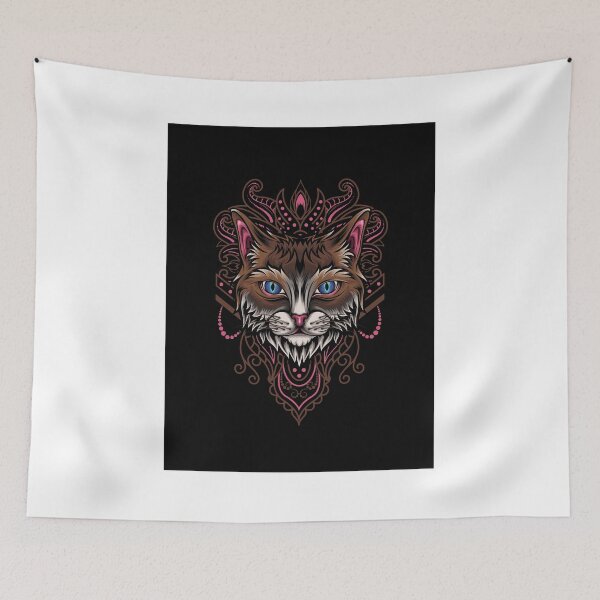 Item preview, PREMIUM MANDALA CAT designed and sold by PoshStore.