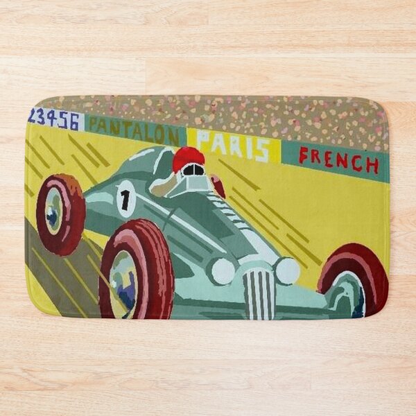 Item preview, MONACO GRAND PRIX : Vintage 1952 Auto Racing Advertising Print designed and sold by posterbobs.